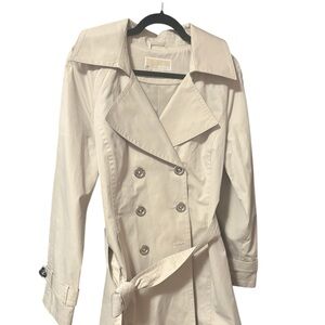 Michael Kors Cream Trench Coat